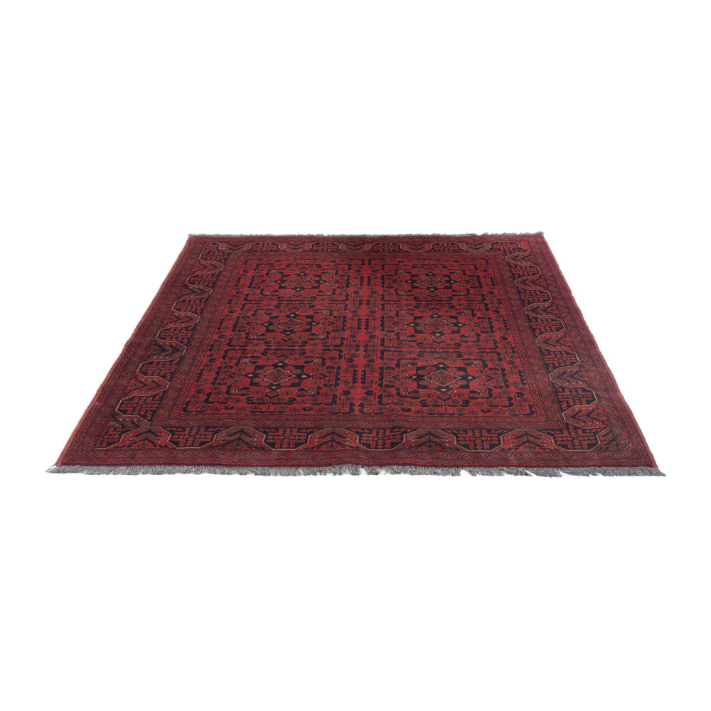 Afghan Teppich - Kunduz - 198 x 148 cm - rot - Image 6