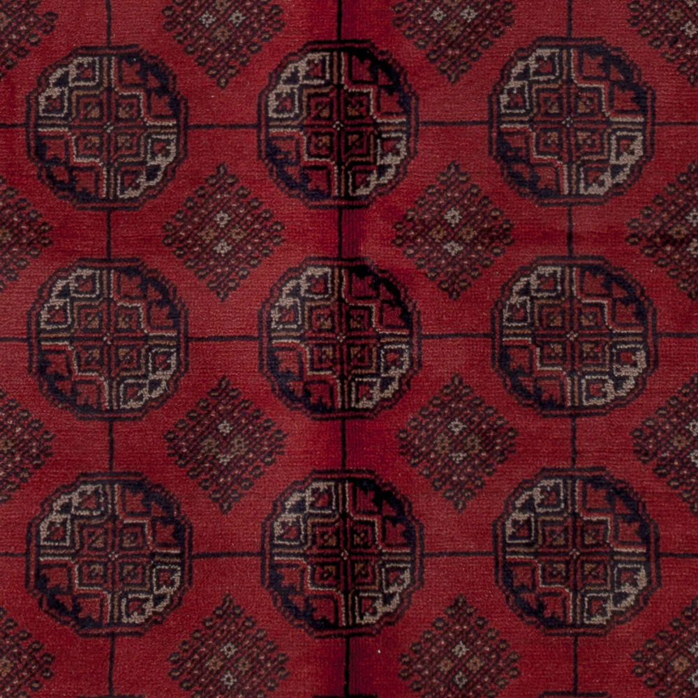 Afghan Teppich - Kunduz - 199 x 150 cm - rot - Image 2
