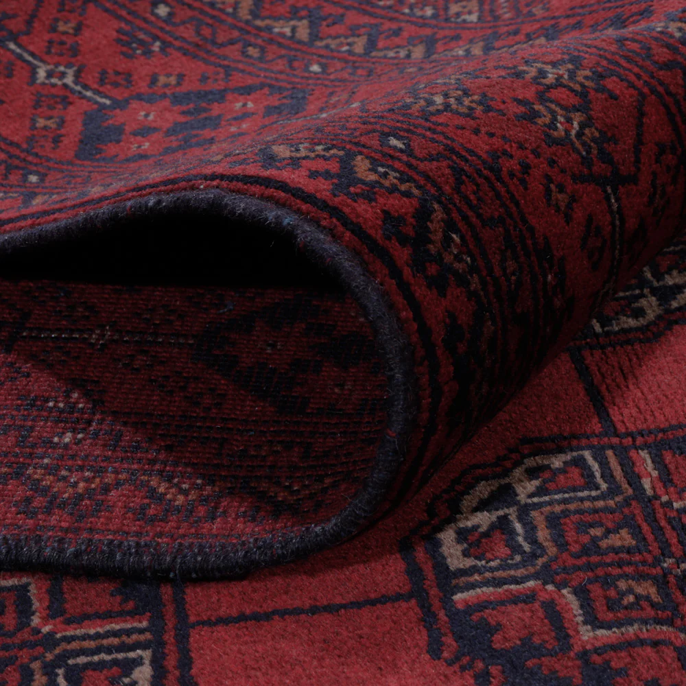 Afghan Teppich - Kunduz - 199 x 150 cm - rot - Image 5