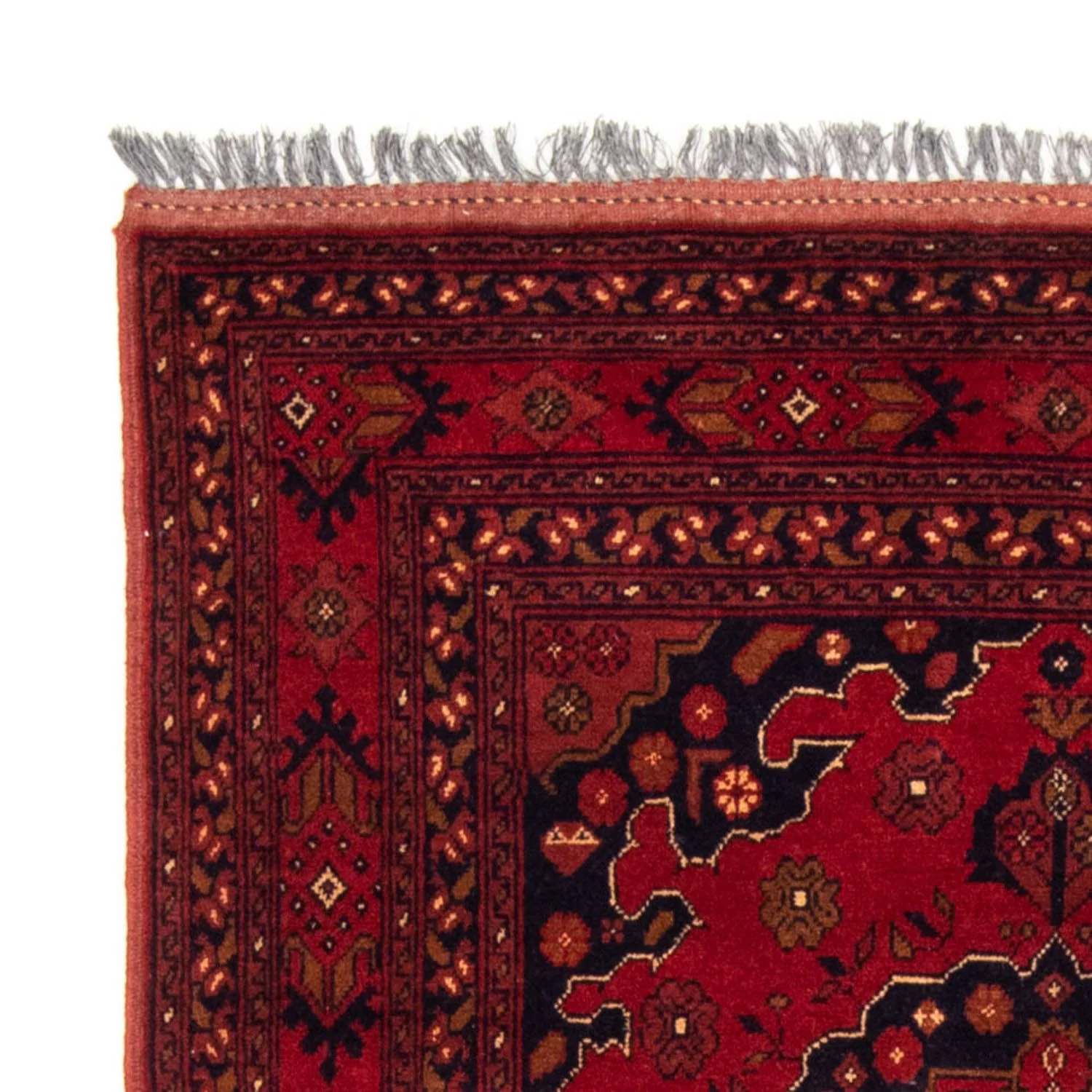 Afghan Teppich - Kunduz 200 x 120 cm - rot - Image 3
