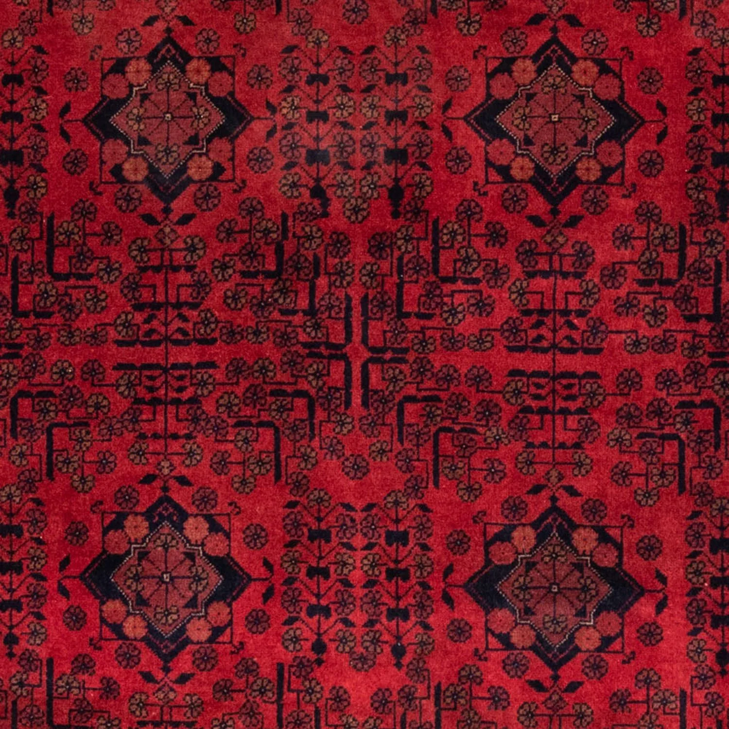 Afghan Teppich - Kunduz 200 x 130 cm - rot - Image 2