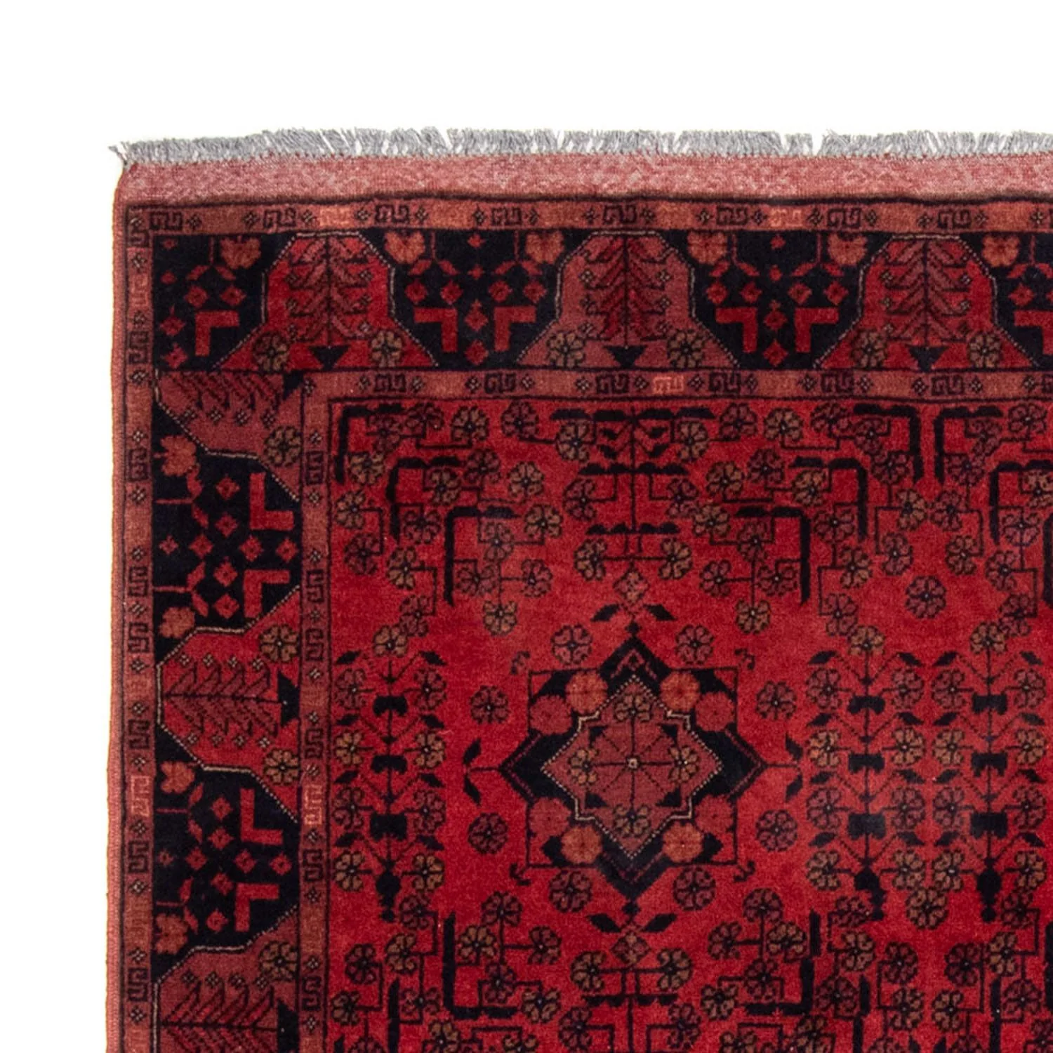 Afghan Teppich - Kunduz 200 x 130 cm - rot - Image 3