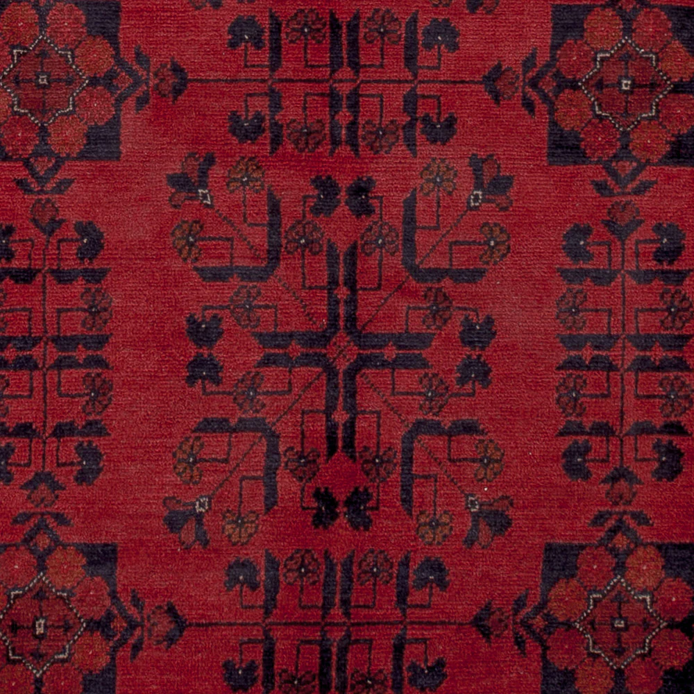 Afghan Teppich - Kunduz - 200 x 150 cm - rot - Image 2
