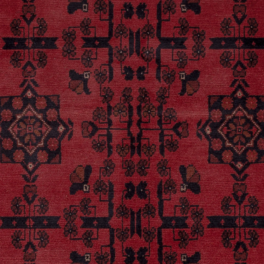 Afghan Teppich - Kunduz - 200 x 153 cm - rot - Image 2