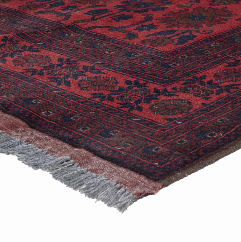 Afghan Teppich - Kunduz - 200 x 156 cm - rot - Image 4