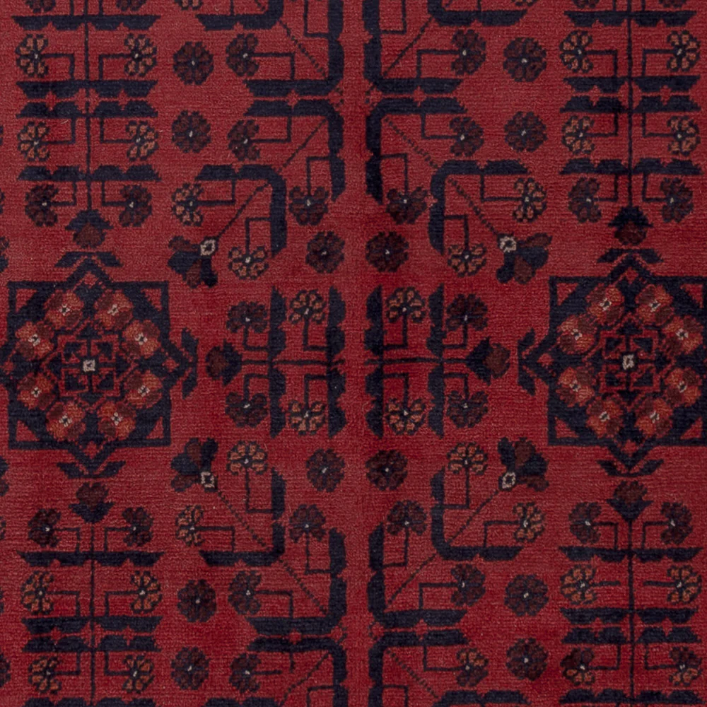 Afghan Teppich - Kunduz - 201 x 148 cm - rot - Image 2