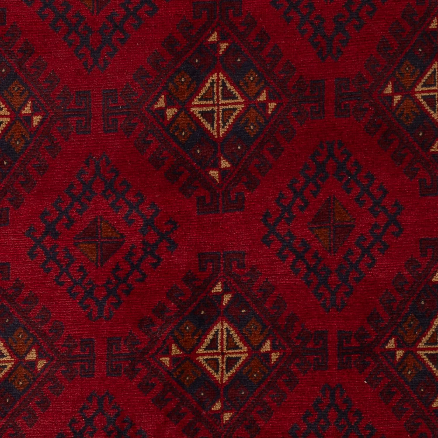 Afghan Teppich - Kunduz - 207 x 125 cm - rot - Image 2