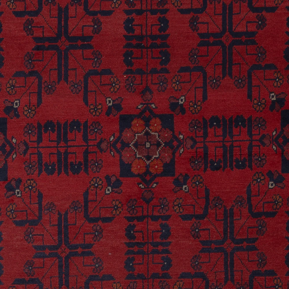 Afghan Teppich - Kunduz - 221 x 174 cm - rot - Image 2