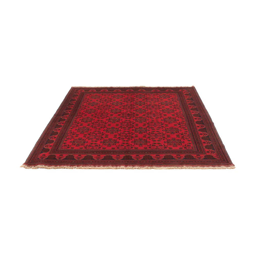 Afghan Teppich - Kunduz - 223 x 173 cm - rot - Image 6