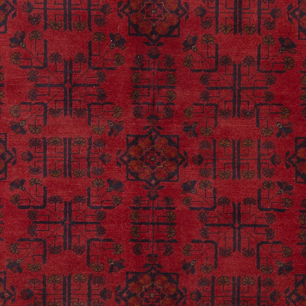 Afghan Teppich - Kunduz - 225 x 178 cm - rot - Image 2