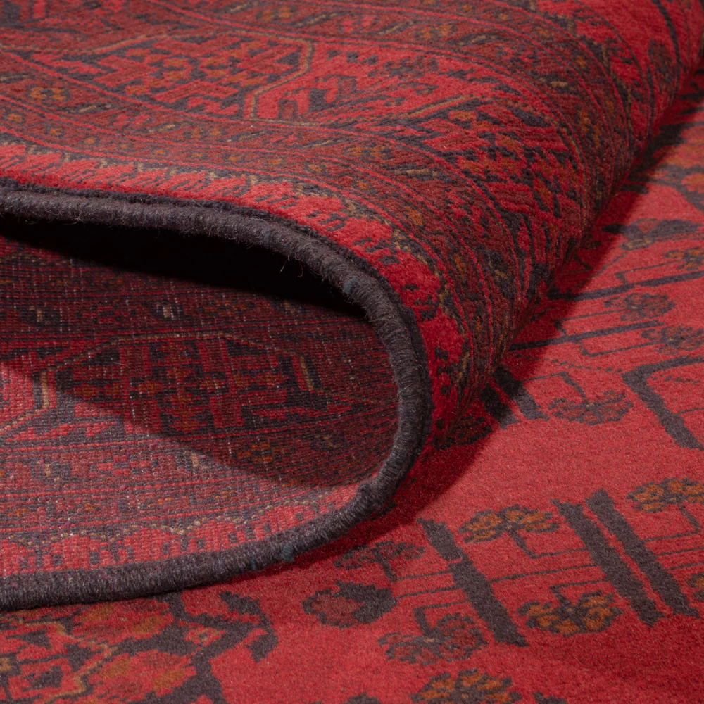 Afghan Teppich - Kunduz - 225 x 178 cm - rot - Image 5
