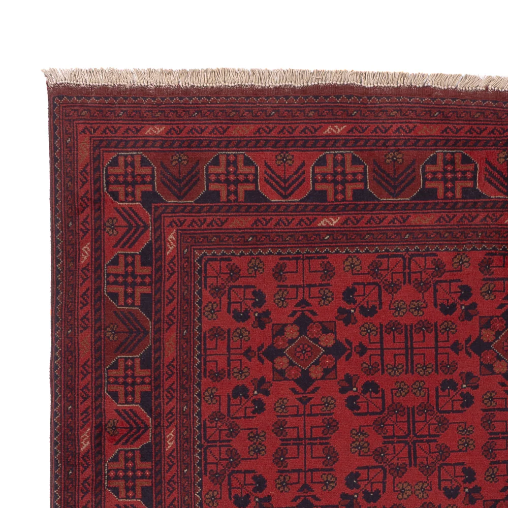 Afghan Teppich - Kunduz - 227 x 171 cm - rot - Image 3