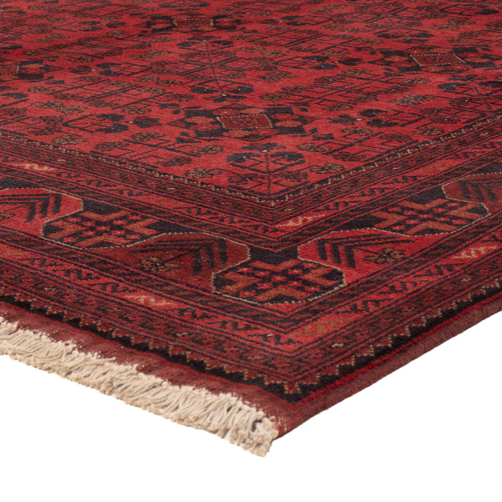 Afghan Teppich - Kunduz - 227 x 171 cm - rot - Image 4
