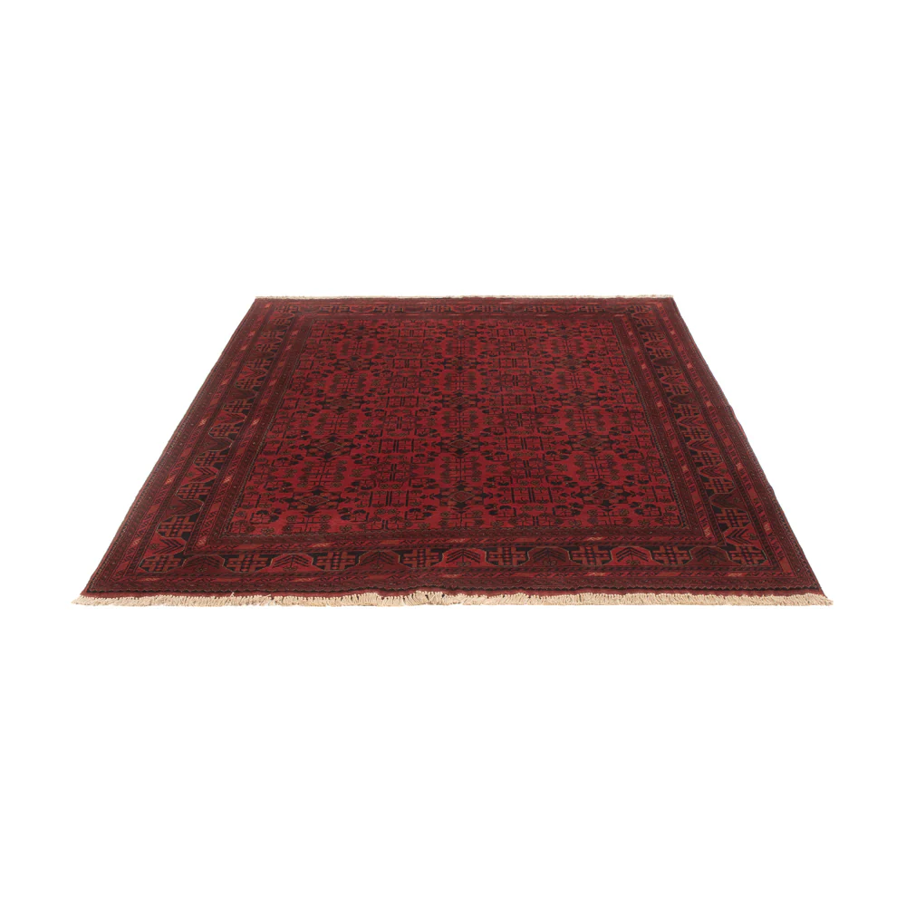 Afghan Teppich - Kunduz - 227 x 171 cm - rot - Image 6