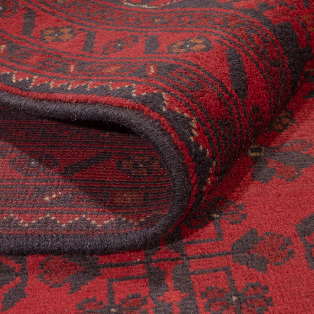 Afghan Teppich - Kunduz - 229 x 177 cm - rot - Image 5