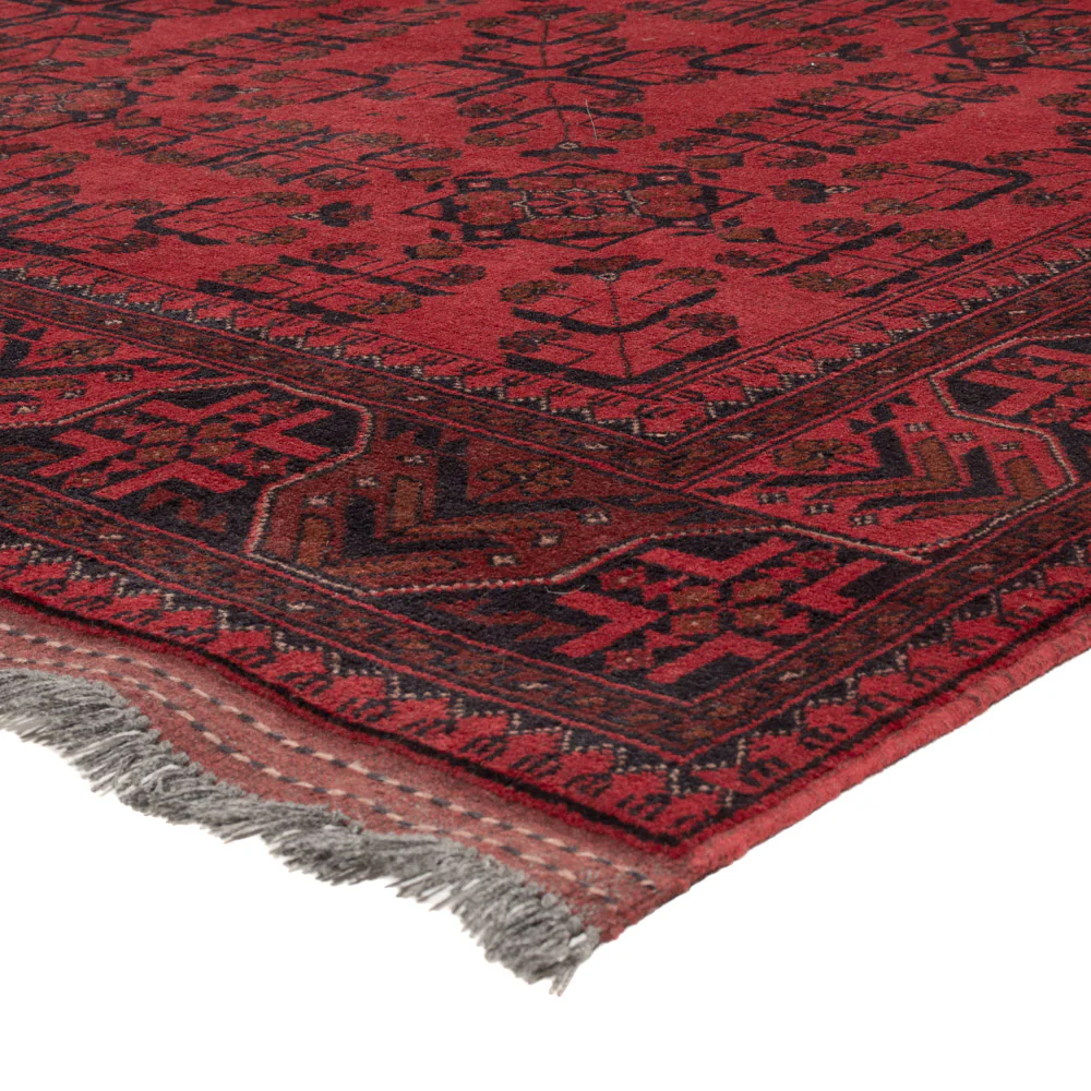 Afghan Teppich - Kunduz - 231 x 173 cm - rot - Image 4