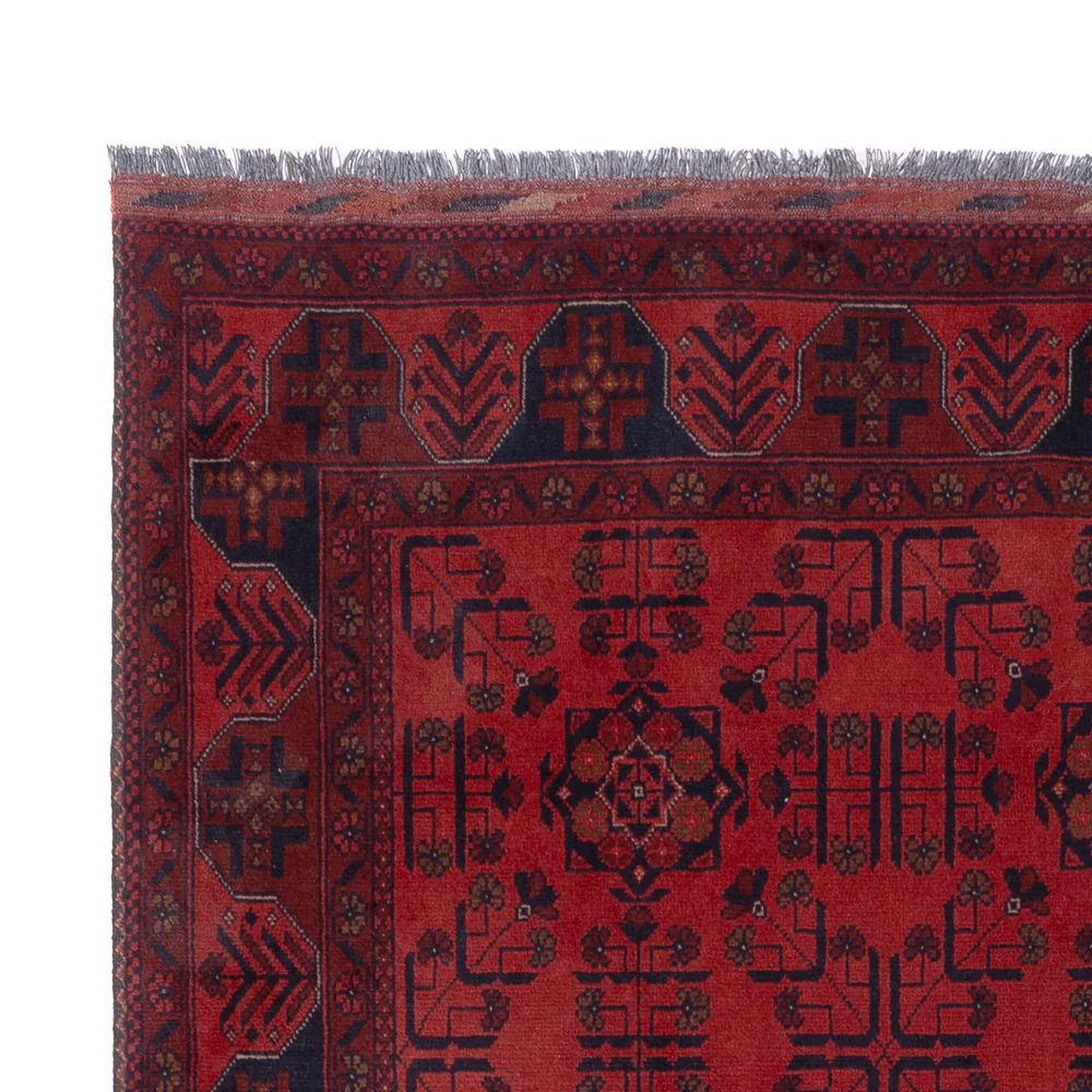 Afghan Teppich - Kunduz - 232 x 169 cm - rot - Image 3