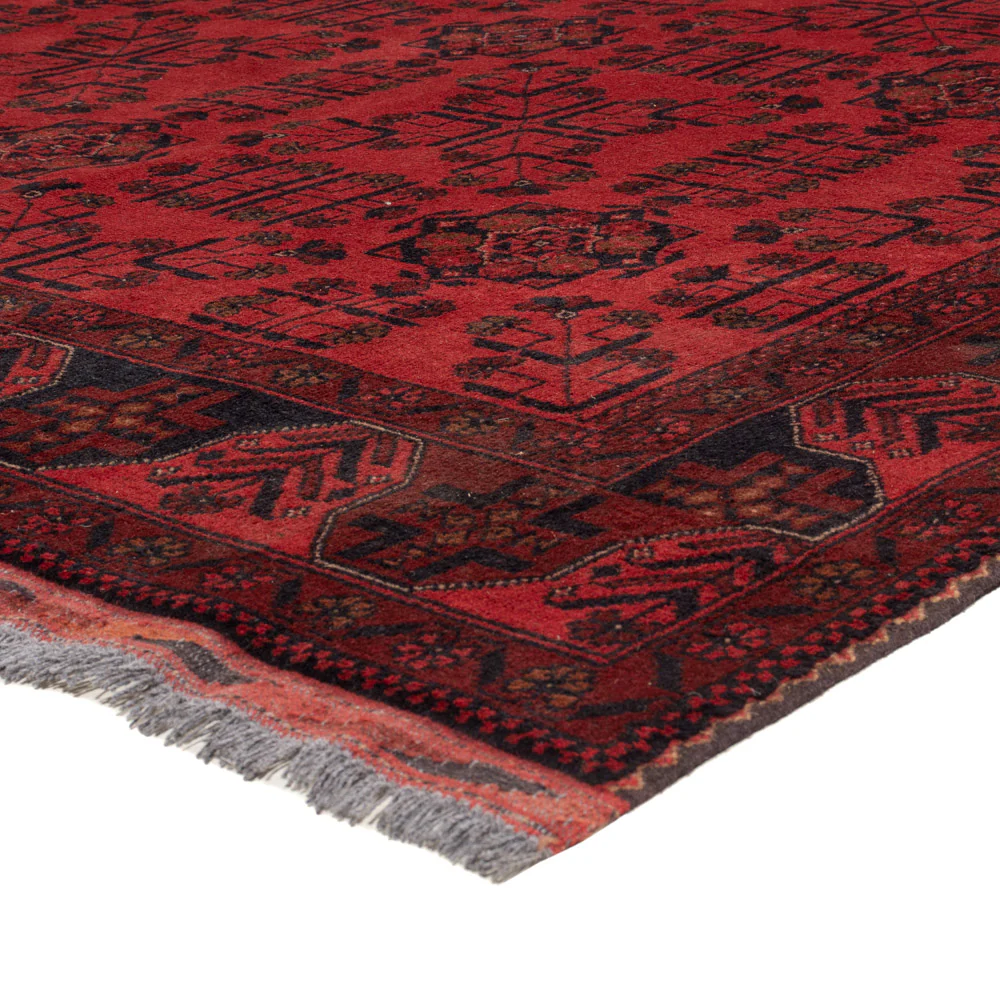 Afghan Teppich - Kunduz - 232 x 169 cm - rot - Image 4