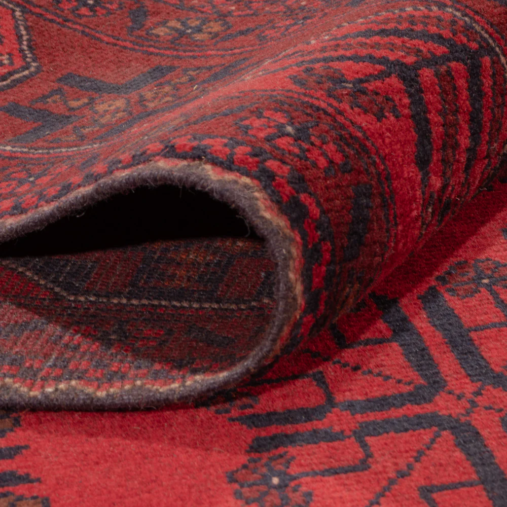 Afghan Teppich - Kunduz - 232 x 169 cm - rot - Image 5