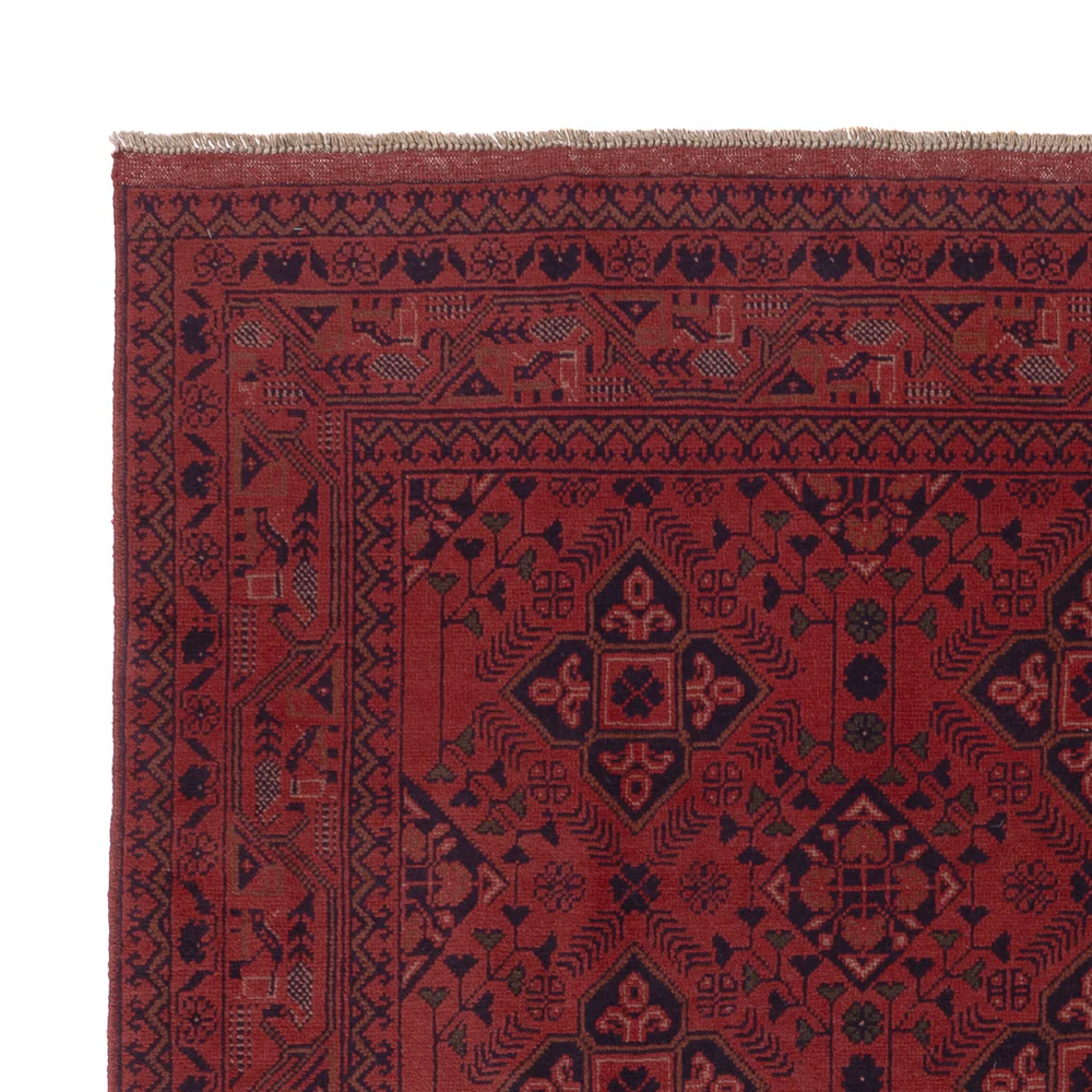 Afghan Teppich - Kunduz - 233 x 171 cm - rot - Image 3