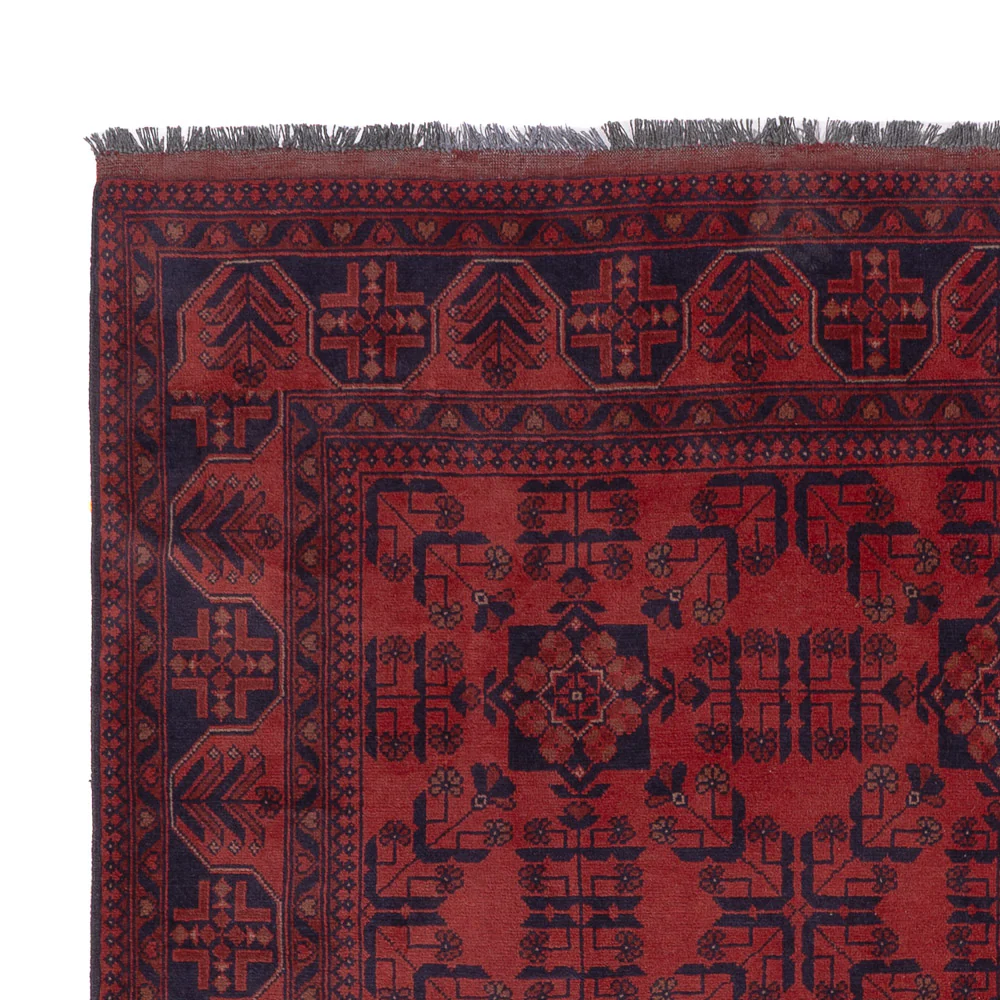 Afghan Teppich - Kunduz - 233 x 178 cm - rot - Image 3