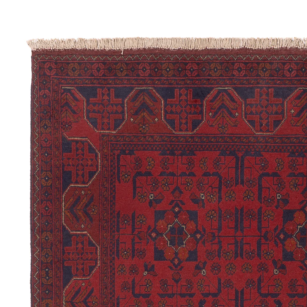 Afghan Teppich - Kunduz - 234 x 175 cm - rot - Image 3