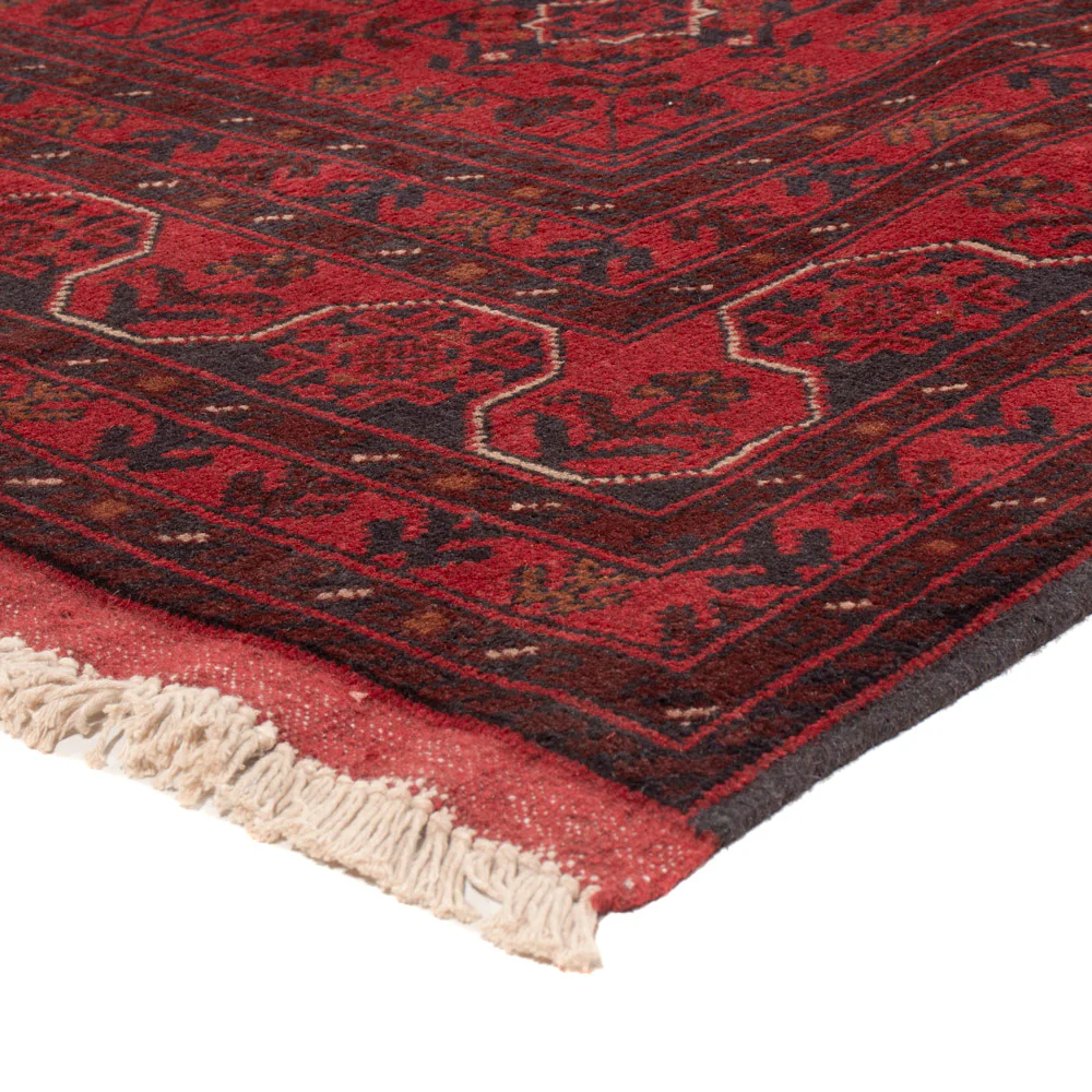 Afghan Teppich - Kunduz - 234 x 175 cm - rot - Image 4