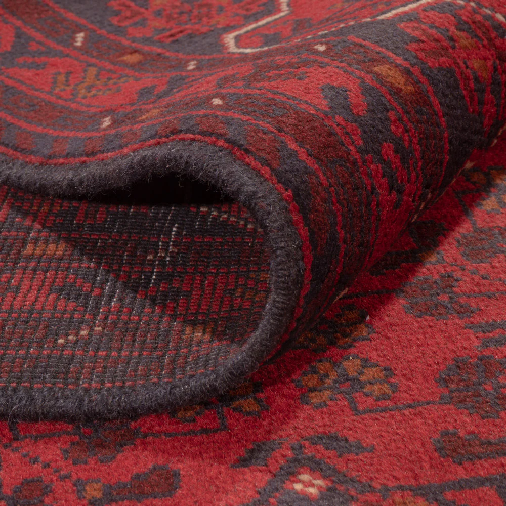 Afghan Teppich - Kunduz - 234 x 175 cm - rot - Image 5