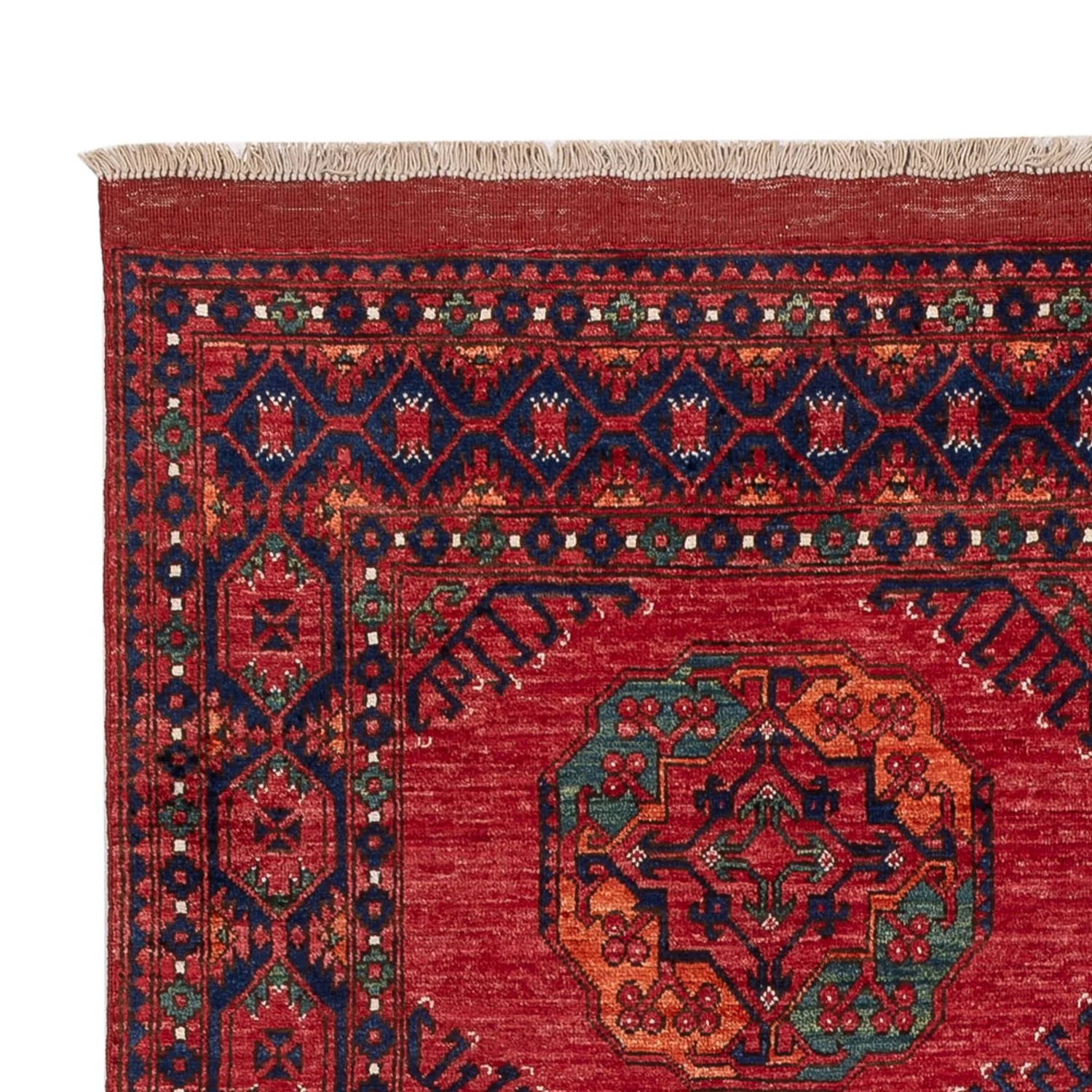 Afghan Teppich - Kunduz - 234 x 176 cm - rot - Image 3