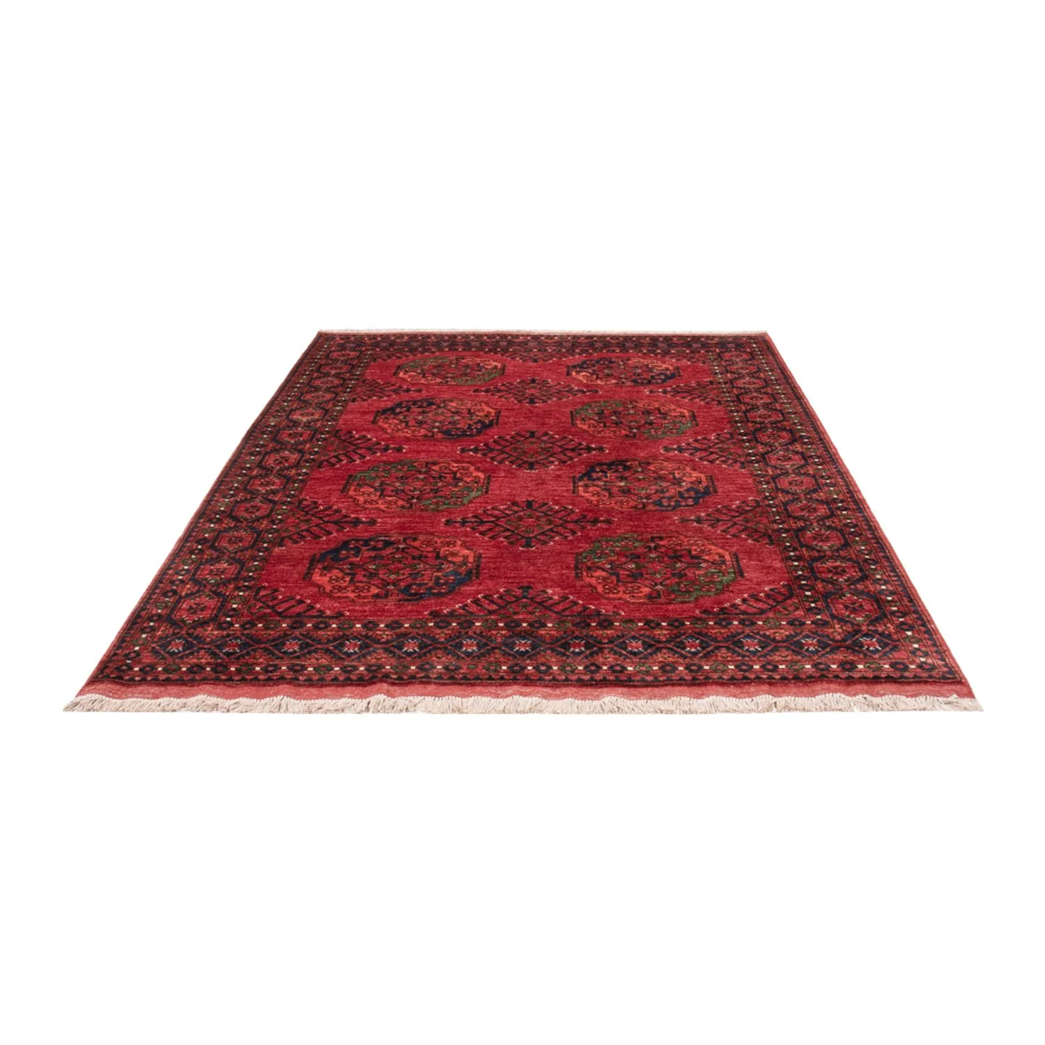 Afghan Teppich - Kunduz - 234 x 176 cm - rot - Image 5