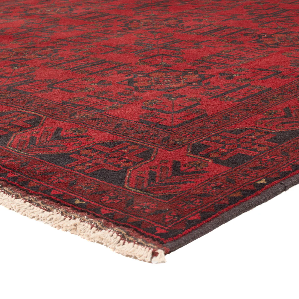 Afghan Teppich - Kunduz - 234 x 178 cm - rot - Image 4