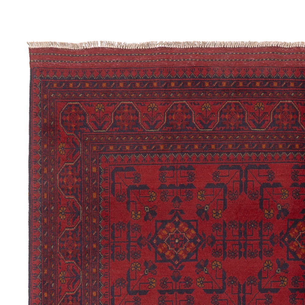 Afghan Teppich - Kunduz - 235 x 169 cm - rot - Image 3