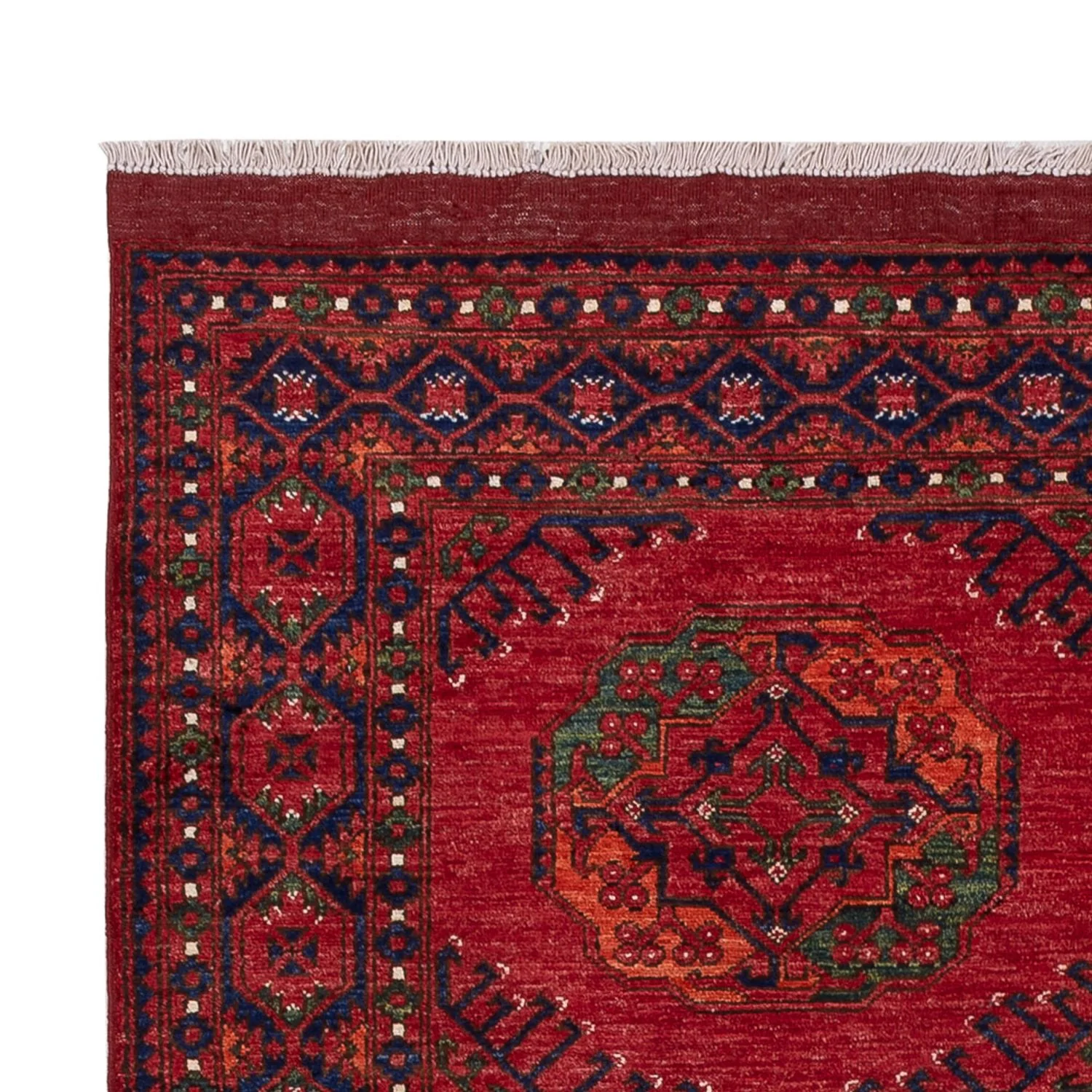 Afghan Teppich - Kunduz - 239 x 165 cm - rot - Image 3