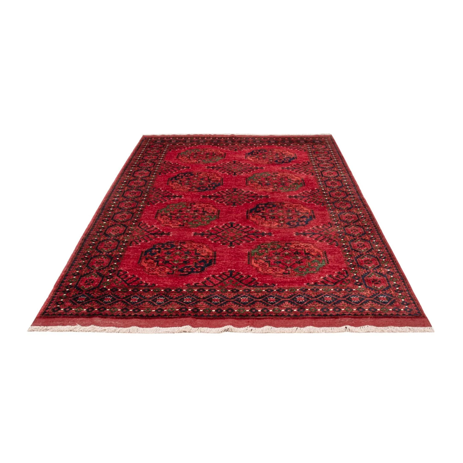 Afghan Teppich - Kunduz - 239 x 165 cm - rot - Image 5