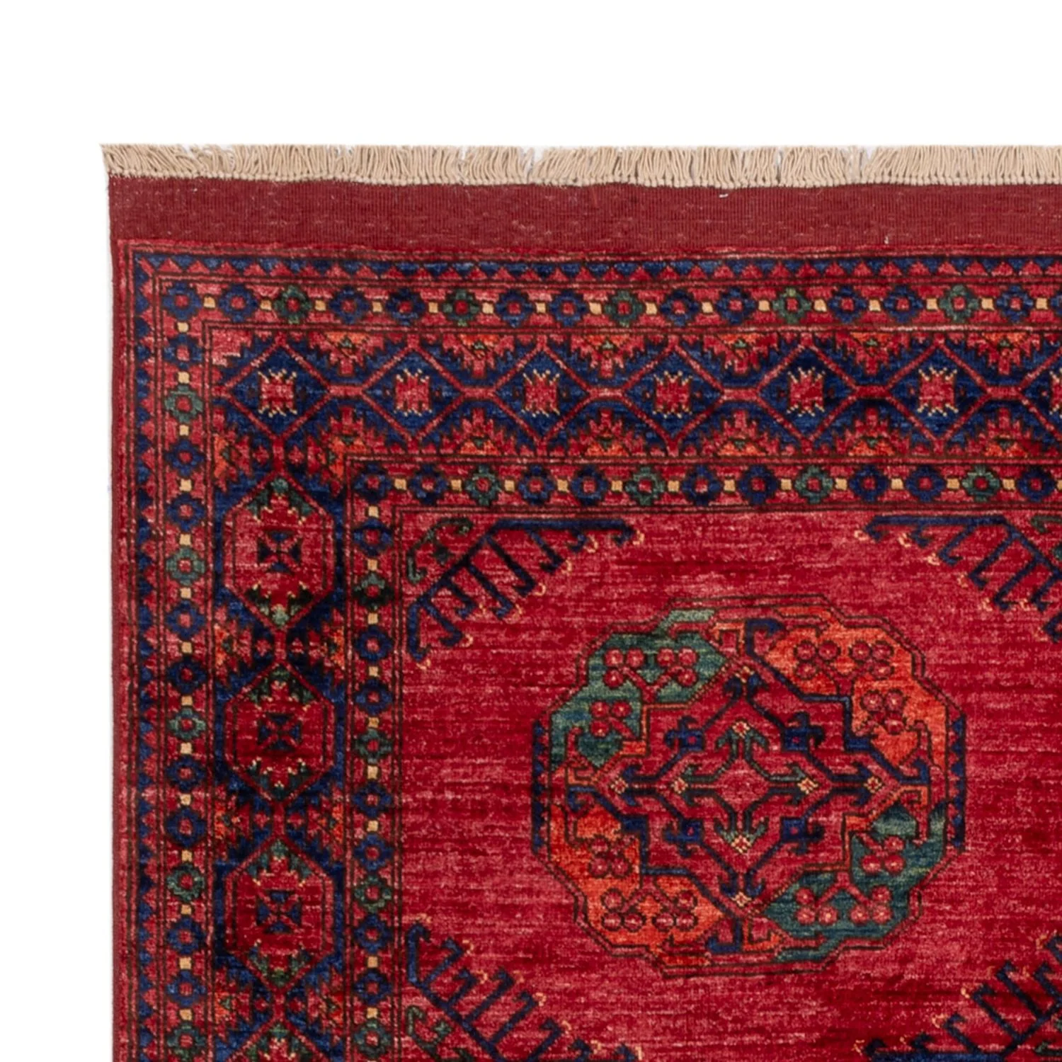 Afghan Teppich - Kunduz - 241 x 174 cm - rot - Image 3