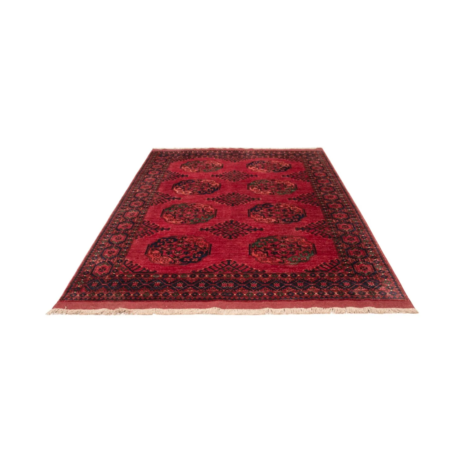 Afghan Teppich - Kunduz - 241 x 174 cm - rot - Image 5