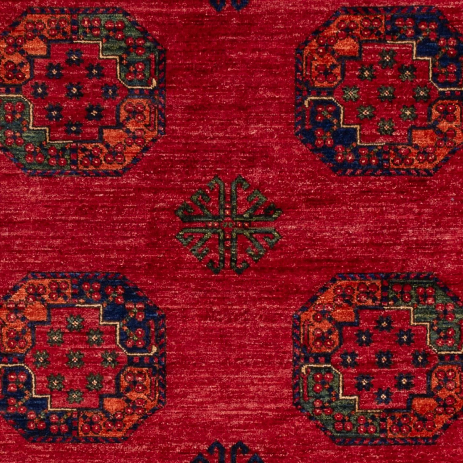 Afghan Teppich - Kunduz - 242 x 171 cm - rot - Image 2