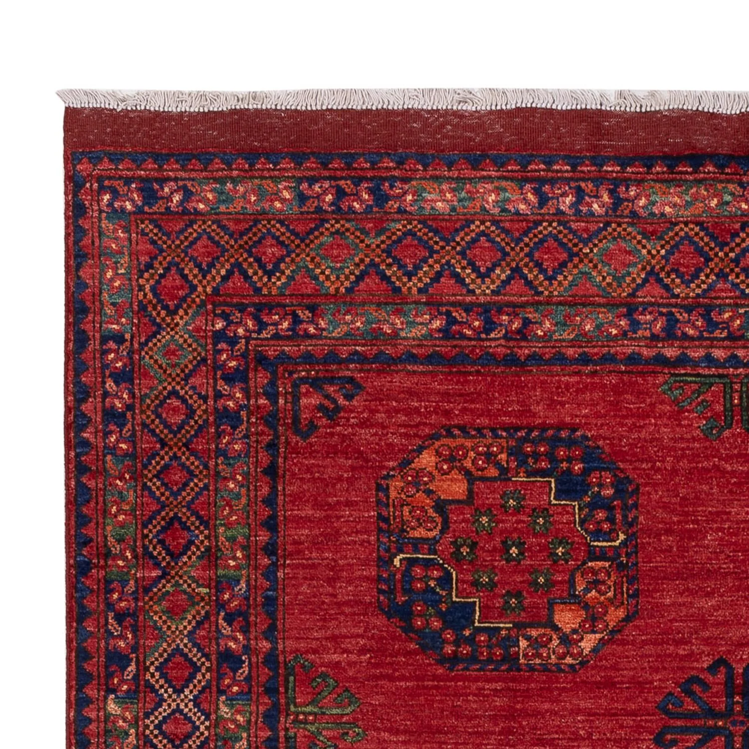 Afghan Teppich - Kunduz - 246 x 180 cm - rot - Image 3