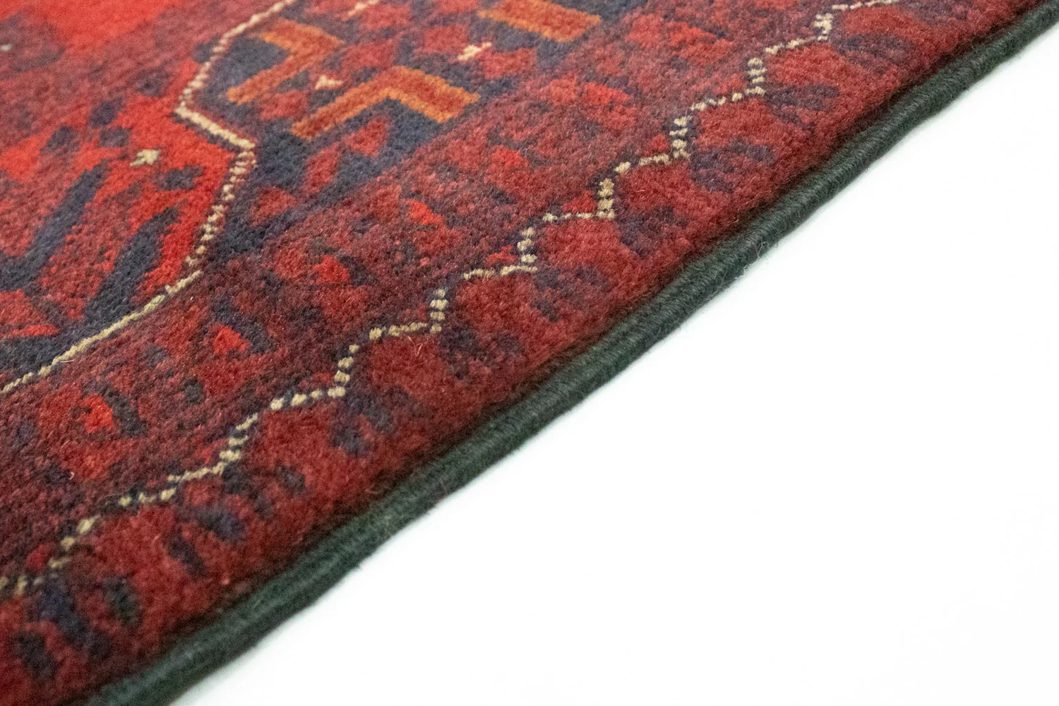 Afghan Teppich - Kunduz 287 x 83 cm - dunkelrot - Image 3