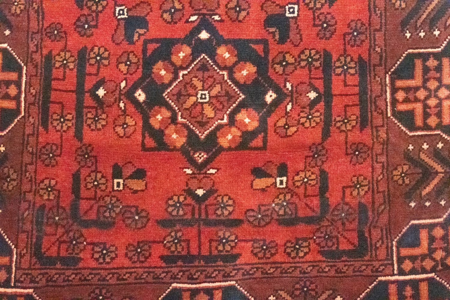 Afghan Teppich - Kunduz 288 x 78 cm - rot - Image 2
