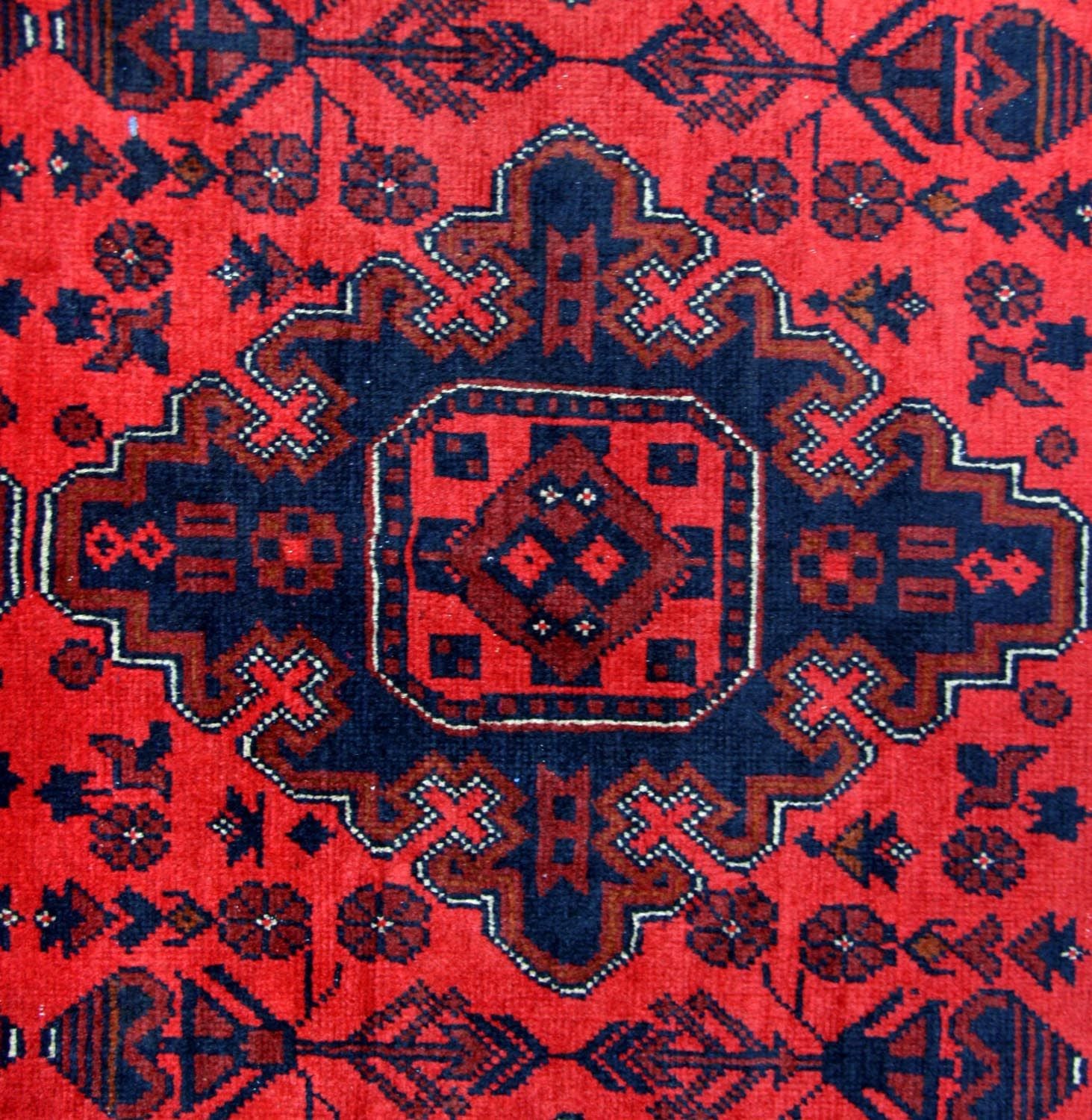 Afghan Teppich - Kunduz 292 x 197 cm - rot - Image 2