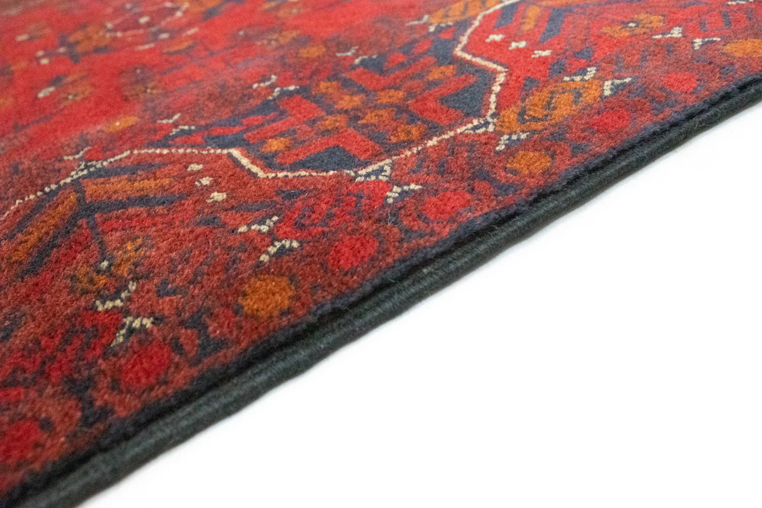 Afghan Teppich - Kunduz 294 x 80 cm - rot - Image 3