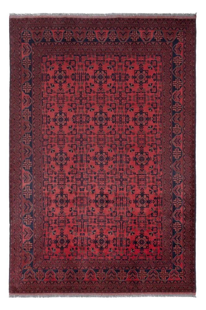 Afghan Teppich - Kunduz - 295 x 201 cm - rot