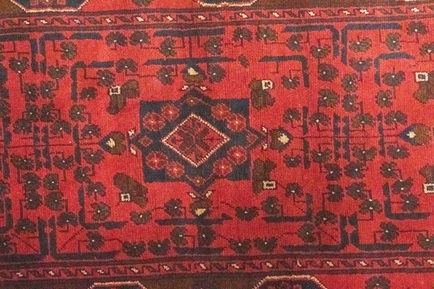 Afghan Teppich - Kunduz 295 x 75 cm - rot - Image 2