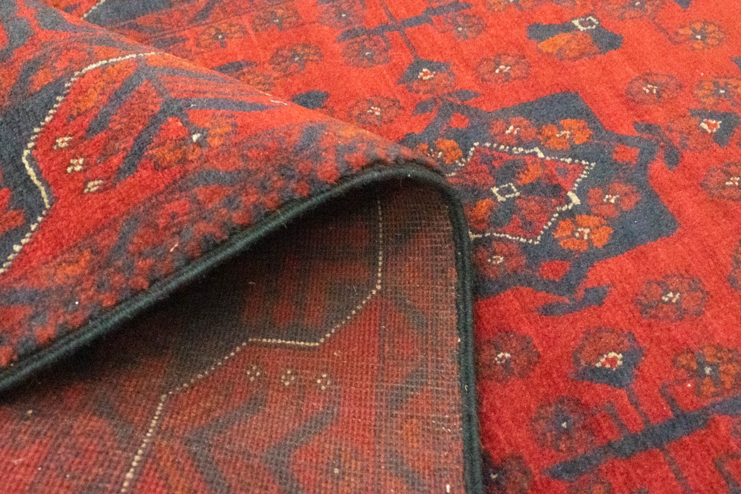 Afghan Teppich - Kunduz 296 x 77 cm - rot - Image 4
