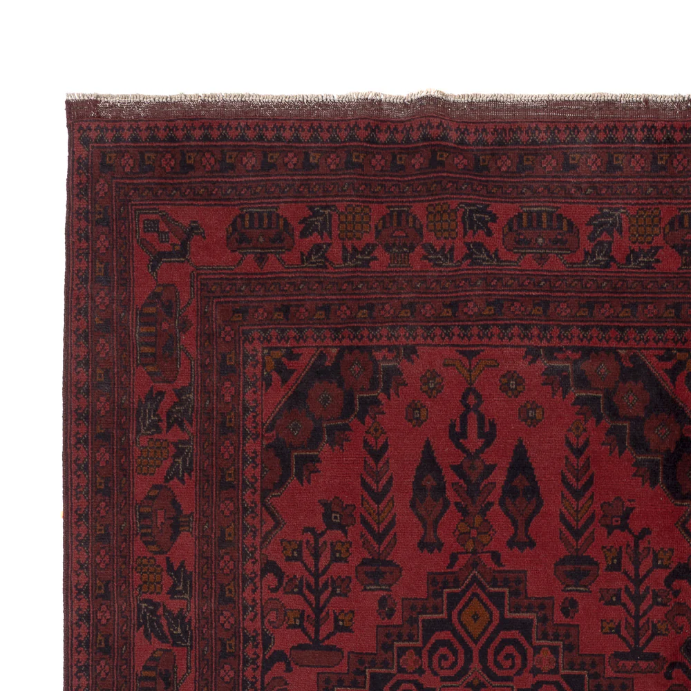 Afghan Teppich - Kunduz - 300 x 200 cm - rot - Image 3