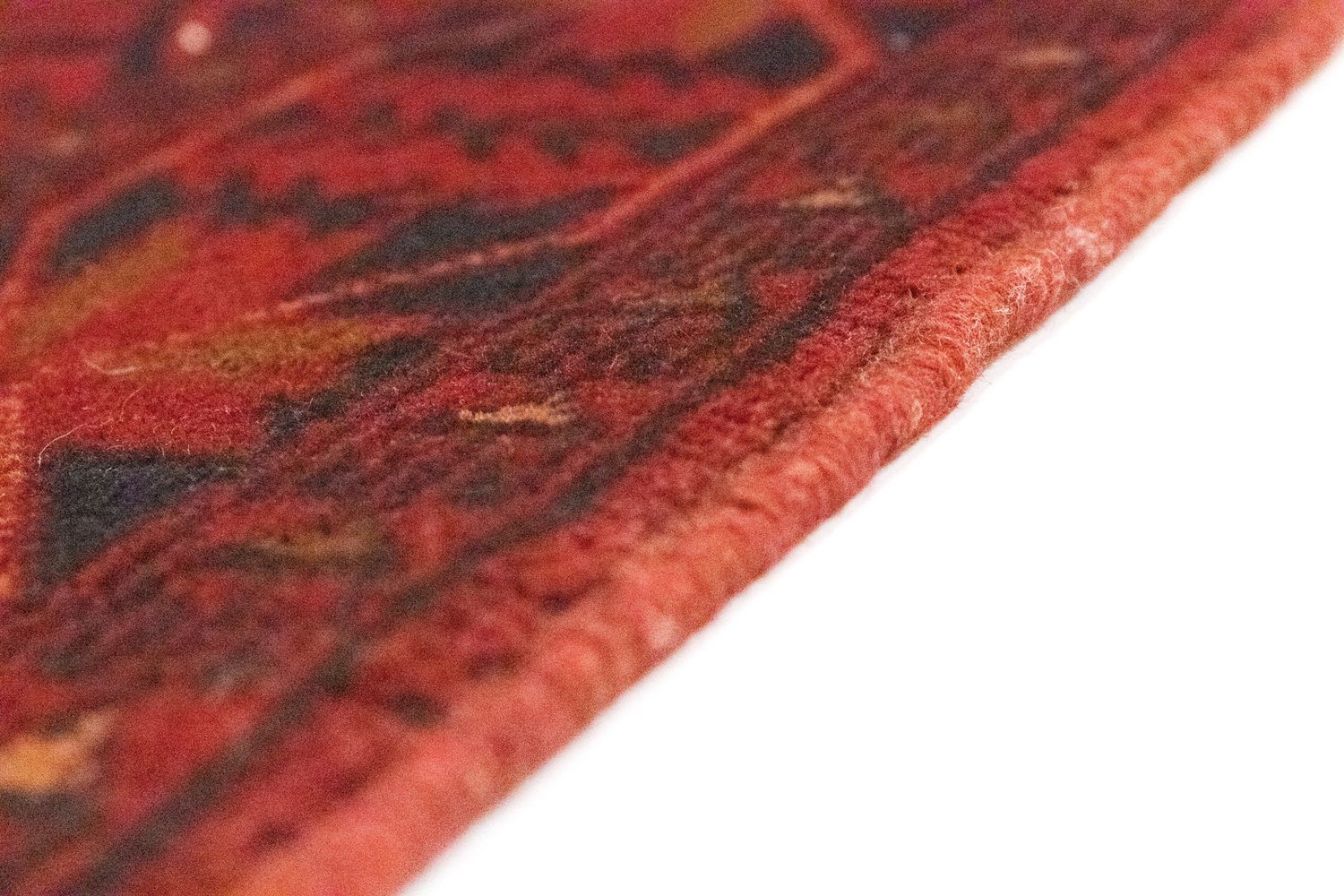 Afghan Teppich - Kunduz 390 x 82 cm - rot - Image 3