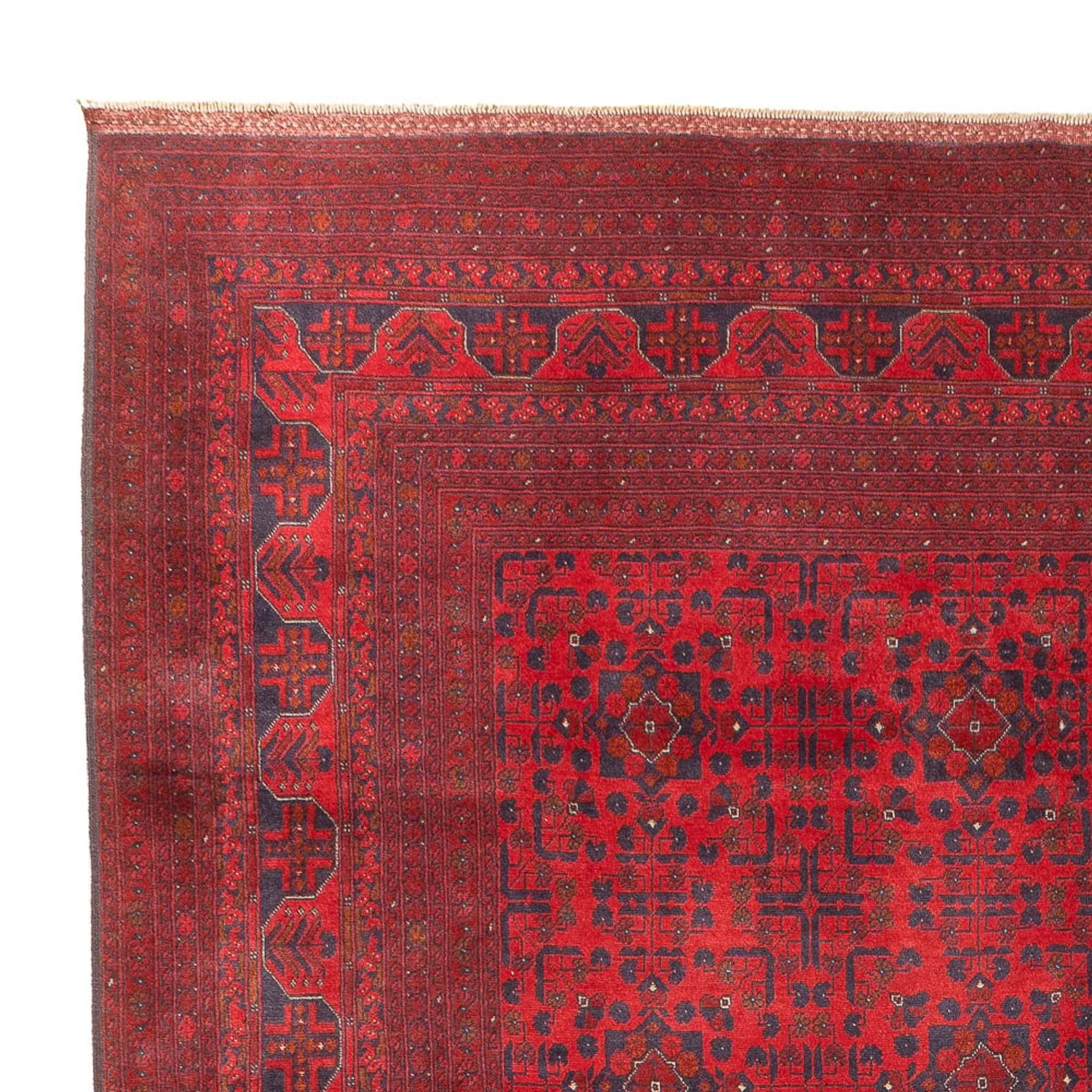 Afghan Teppich - Kunduz - 397 x 313 cm - rot - Image 3