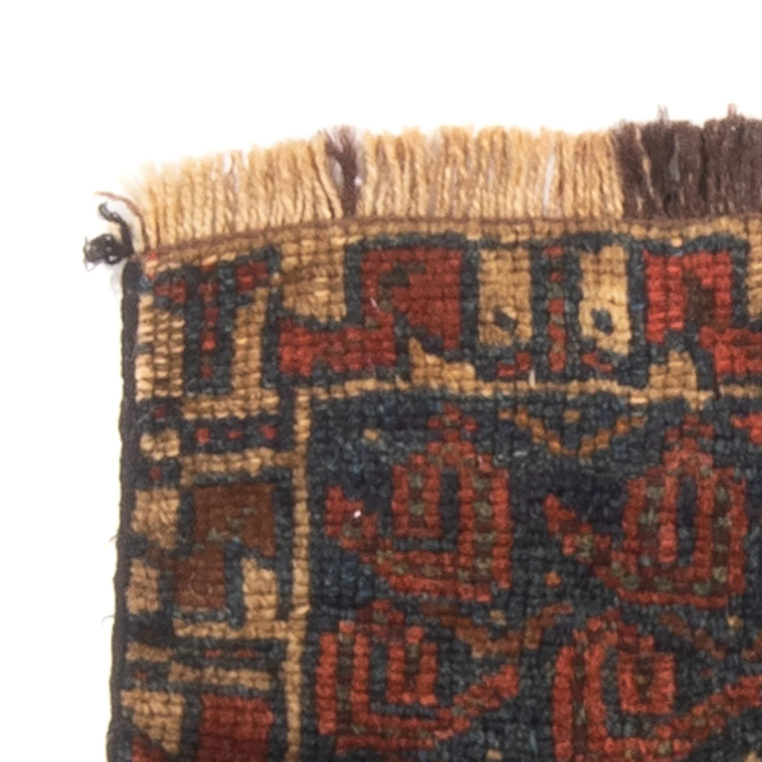 Afghan Teppich quadratisch - 32 x 20 cm - mehrfarbig - Image 3