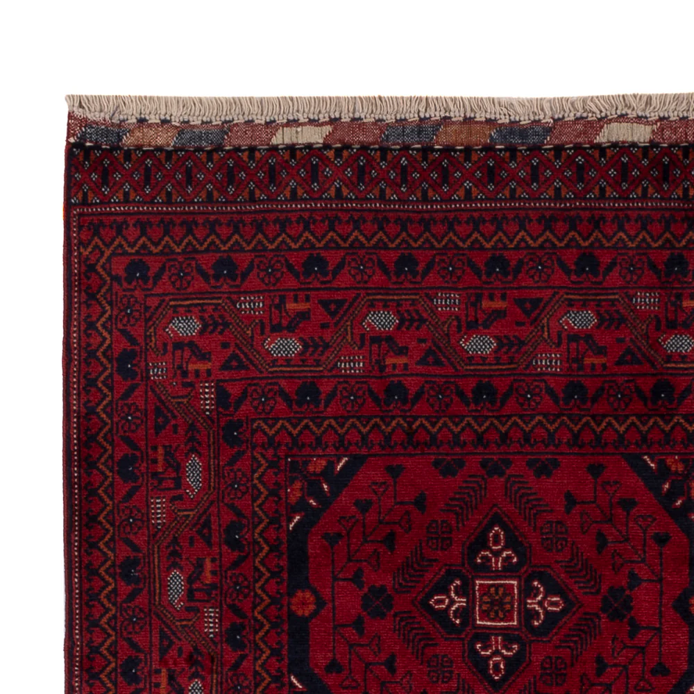 Afghan Teppich - Royal - 145 x 103 cm - rot - Image 3